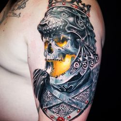 Varnished Anatomy Tattoo