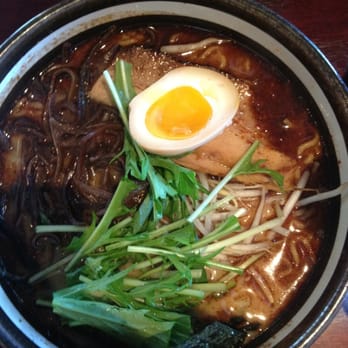 Ramen Parlor - Garlic pork ramen (black) - Ramen Near Me - San Mateo, California Ramen Parlor - Garlic pork ramen (black) - Ramen Near Me - San Mateo, California