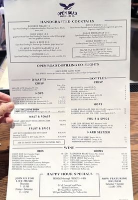 Menu photo 7 Open Road - Reston Reston, VA Menu photo 7 Open Road - Reston Reston, VA