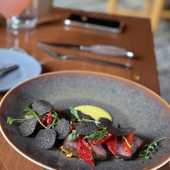 Madera - Beef tenderloin with black truffles - New American Near Me - Menlo Park, California