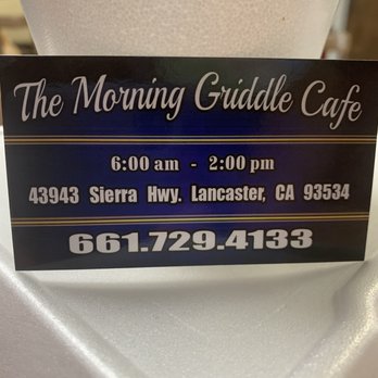 The Morning Griddle Cafe - Breakfast & Brunch Near Me - Lancaster, California