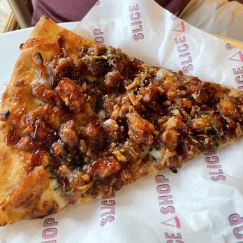 Slice Shop - Can't remember the flavor but it was delicious and 1 slice was very filling. - Pizza Near Me - Naples, Florida Slice Shop - Can't remember the flavor but it was delicious and 1 slice was very filling. - Pizza Near Me - Naples, Florida