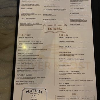 River & Post - Restaurant menu - Lounges Near Me - Jacksonville, Florida