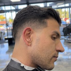 Vanquish - Taper fade combover