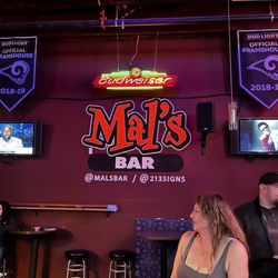 Mal's Bar - From a seat at the bar...