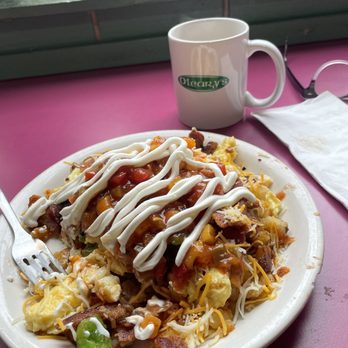 O'Leary's - Basic scramble with sour cream n salsa- so good! - Diners Near Me - Pittsburgh, Pennsylvania O'Leary's - Basic scramble with sour cream n salsa- so good! - Diners Near Me - Pittsburgh, Pennsylvania