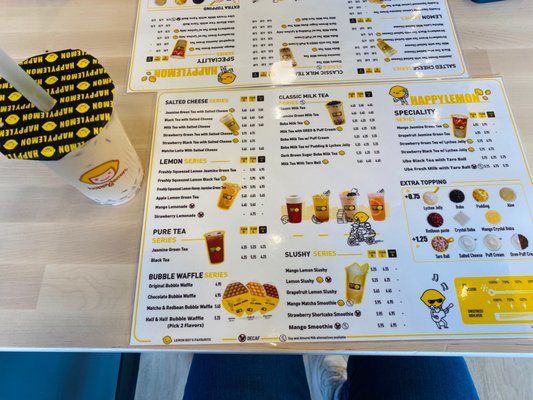 Menu photo 7 Happy Lemon Beaverton, OR