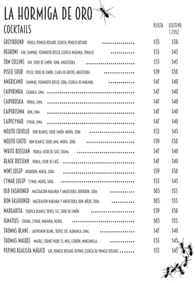 Menu photo 1 La Hormiga de Oro Buenos Aires, C