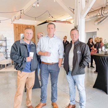 Herron Real Estate - My Husband with Alex Johnson and our broker, David Herron at Fundraiser event - Real Estate Agents Near Me - Orange Park, Florida Herron Real Estate - My Husband with Alex Johnson and our broker, David Herron at Fundraiser event - Real Estate Agents Near Me - Orange Park, Florida