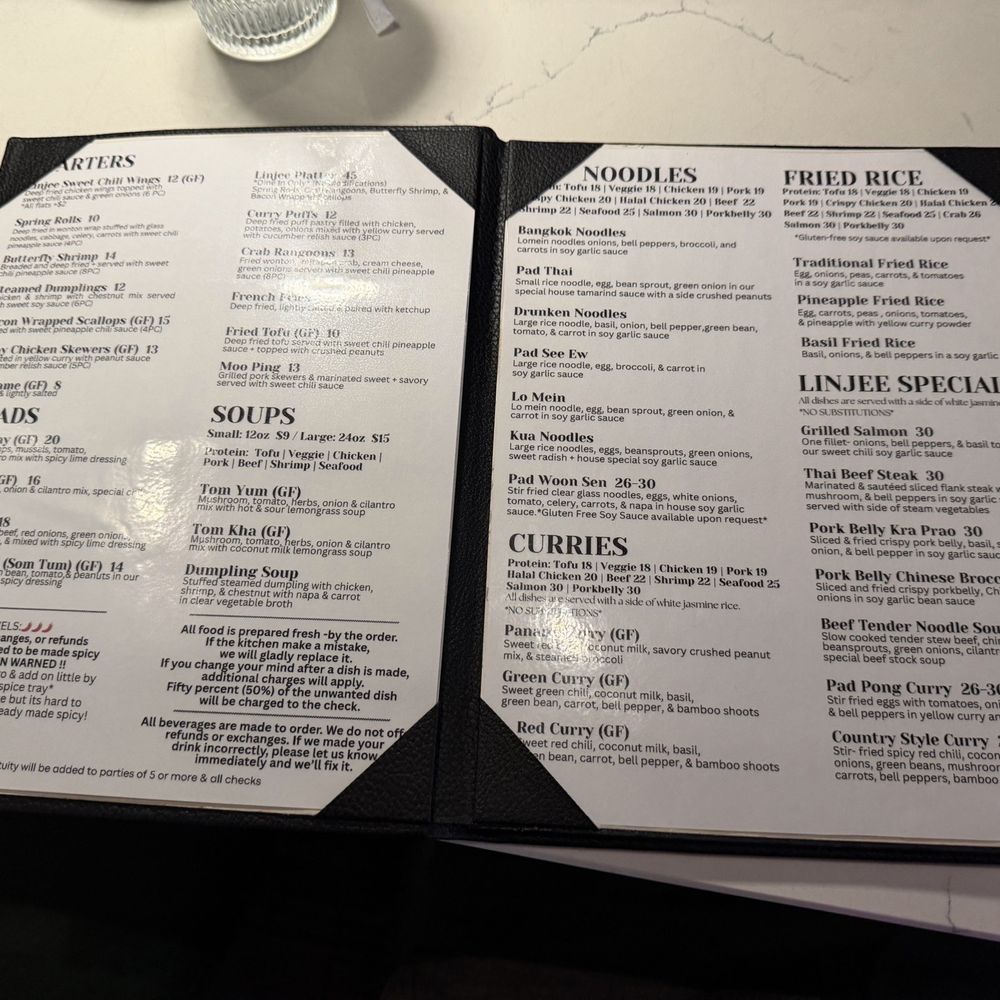 Linjee Thai - Menu - Thai Near Me - Alexandria, Virginia Linjee Thai - Menu - Thai Near Me - Alexandria, Virginia