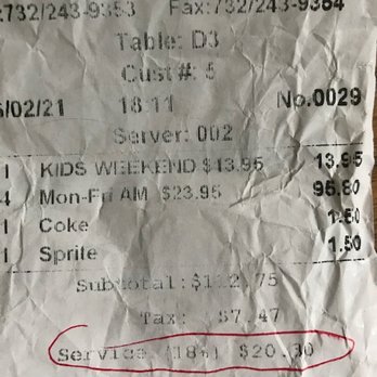Sushi Saga - 2 kids and 2 adults! she considered this to be a big party, and decided to tip herself! - Japanese Near Me - Edison, New Jersey Sushi Saga - 2 kids and 2 adults! she considered this to be a big party, and decided to tip herself! - Japanese Near Me - Edison, New Jersey