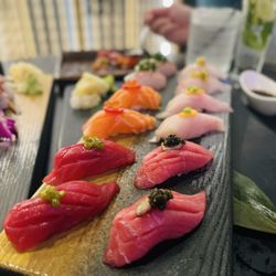 Mihana - Sushi entrée (chef selection)  the Toro  yum yum yum