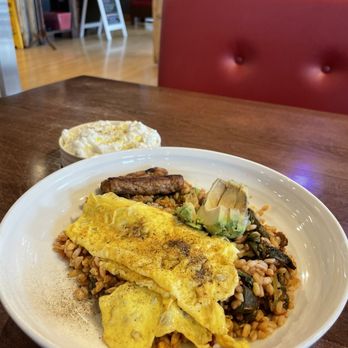 Relish - Breakfast bowl with added egg and sausage - Coffee & Tea Near Me - Minneapolis, Minnesota Relish - Breakfast bowl with added egg and sausage - Coffee & Tea Near Me - Minneapolis, Minnesota