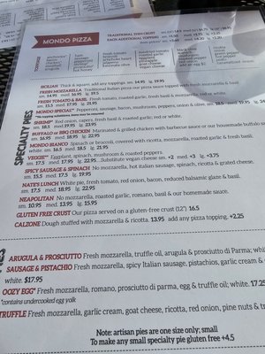 Menu photo 3 Mondo Middletown, CT