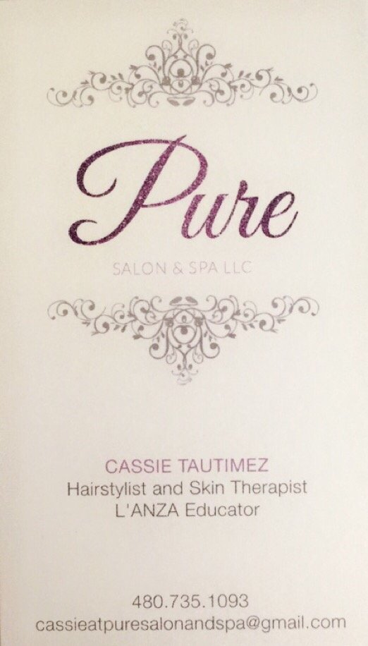 Pure Salon and Spa Logo