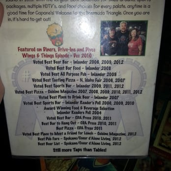 Capone's Pub & Grill - The reason  I stopped in! - American Near Me - Hayden, Idaho