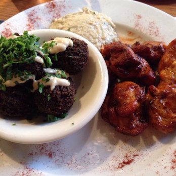 Oren's Hummus - Chicken skewer, falafel and babaganoush - Mediterranean Near Me - Cupertino, California