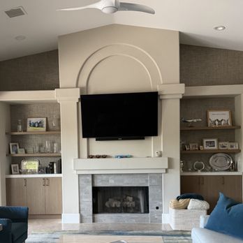 Paper Dolls - Great room after - Interior Design Near Me - Palm Desert, California