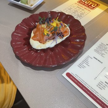 KOYO Hand Roll Bar - Salmon crudo - Sushi Bars Near Me - Webster, Texas