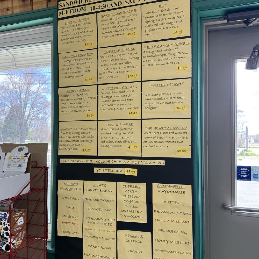 Bieri's Jackson Cheese & Deli - Classic sandwich board - Cheese Shops Near Me - Jackson, Wisconsin Bieri's Jackson Cheese & Deli - Classic sandwich board - Cheese Shops Near Me - Jackson, Wisconsin