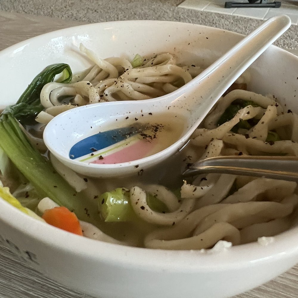 Veggie Garden - S5. Vegetable Deluxe Soup with noodles - Vegan Near Me - Mountain View, California Veggie Garden - S5. Vegetable Deluxe Soup with noodles - Vegan Near Me - Mountain View, California