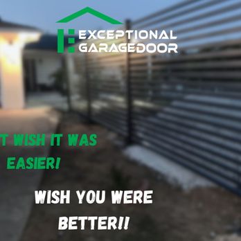 Exceptional Garage Doors - We are working to advance our skills and keep it going every day!! - Garage Door Services Near Me Exceptional Garage Doors - We are working to advance our skills and keep it going every day!! - Garage Door Services Near Me