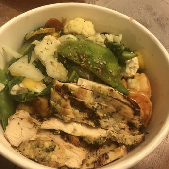 Flower Child - Teriyaki Shrimp & Avocado - Salad Near Me - Austin, Texas Flower Child - Teriyaki Shrimp & Avocado - Salad Near Me - Austin, Texas