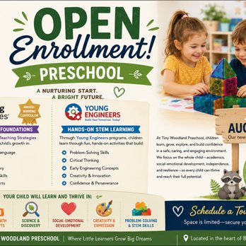 Tiny Woodland Childcare - Ad for our Preschool program - Child Care & Day Care Near Me - Bountiful, Utah Tiny Woodland Childcare - Ad for our Preschool program - Child Care & Day Care Near Me - Bountiful, Utah