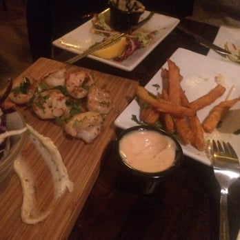 Mimosa Wine Bar - Mini lamb sliders, zesty prawns and sweet potato chips - Mediterranean Near Me - Carlow, CW Mimosa Wine Bar - Mini lamb sliders, zesty prawns and sweet potato chips - Mediterranean Near Me - Carlow, CW
