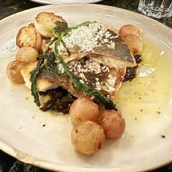 Bar Bête - Sea bream with grapes - French Near Me - Brooklyn, New York