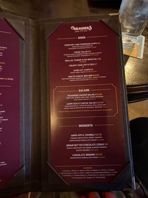 Menu photo 4 Meagher's Dublin, D