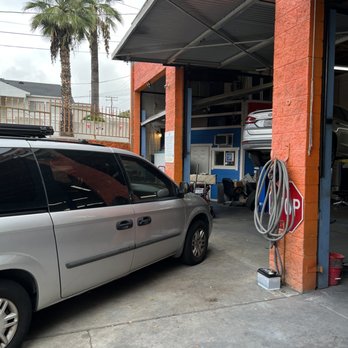 Vic's Auto Clinic - Pulling up to Vic's! He's a bit back from the street look for the orange front - Auto Repair Near Me - Glendale, California