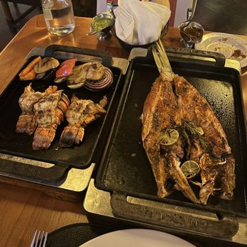 Puerto Madero - Catch of the day and lobster tail. - Argentine Near Me - Cancún, ROO Puerto Madero - Catch of the day and lobster tail. - Argentine Near Me - Cancún, ROO