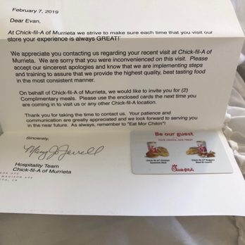 Chick-fil-A - Great customer service - Fast Food Near Me - Murrieta, California