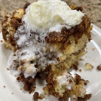 Carolyn's Cafe - Their famous coffee cake!  Omg so good!!! - Breakfast & Brunch Near Me - Redlands, California