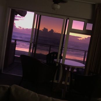 Hallmark Resort - View from the inside of my room. - Resorts Near Me - Newport, Oregon Hallmark Resort - View from the inside of my room. - Resorts Near Me - Newport, Oregon