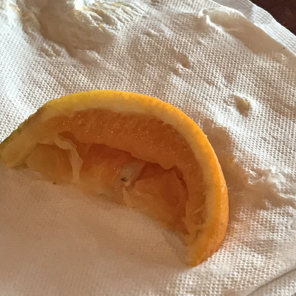 Ruby Tuesday - Freshly squeezed orange- or someone wanted a bit first? - Burgers Near Me - Clermont, Florida Ruby Tuesday - Freshly squeezed orange- or someone wanted a bit first? - Burgers Near Me - Clermont, Florida