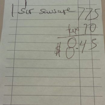 101 Cafe - Hand written bill for party of one $7.75 - Diners Near Me - Ozone Park, New York 101 Cafe - Hand written bill for party of one $7.75 - Diners Near Me - Ozone Park, New York