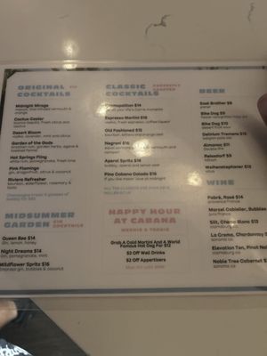 Menu photo 5 Cabana Club Sacramento, CA Menu photo 5 Cabana Club Sacramento, CA