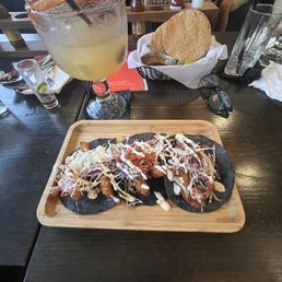 Fish tacos and a Chelada