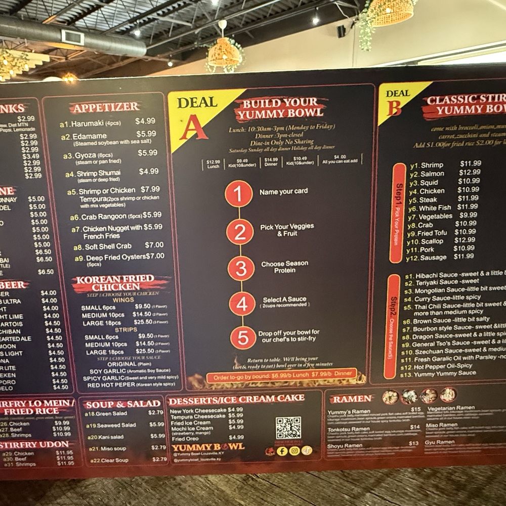 Yummy Bowl - The menu - Pan Asian Near Me - Clarksville, Indiana Yummy Bowl - The menu - Pan Asian Near Me - Clarksville, Indiana