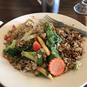 Sukhothai Thai Cuisine - Thai basil fried rice with vegetables - Thai Near Me - Cincinnati, Ohio Sukhothai Thai Cuisine - Thai basil fried rice with vegetables - Thai Near Me - Cincinnati, Ohio