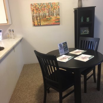 Chase Village - Show apartment from when I was looking in 2019 (I have a bigger table in this area and it fits well too) - Apartments Near Me - Eugene, Oregon