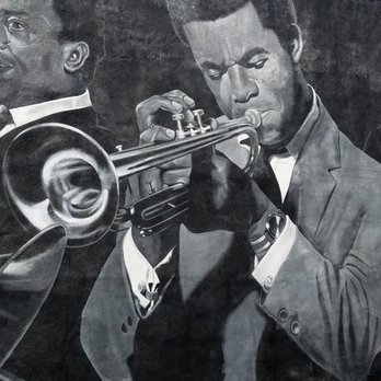 Indiana Avenue Jazz Masters - Freddie Hubbard on trumpet - Public Art Near Me - Indianapolis, Indiana Indiana Avenue Jazz Masters - Freddie Hubbard on trumpet - Public Art Near Me - Indianapolis, Indiana
