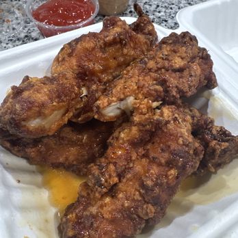 ISAAC'S Poultry Market - Honey butter chicken 3 tenders - Halal Near Me - Burtonsville, Maryland ISAAC'S Poultry Market - Honey butter chicken 3 tenders - Halal Near Me - Burtonsville, Maryland