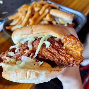 Angry Chickz - Sliders are pretty large! - Chicken Shop Near Me - San Jose, California Angry Chickz - Sliders are pretty large! - Chicken Shop Near Me - San Jose, California