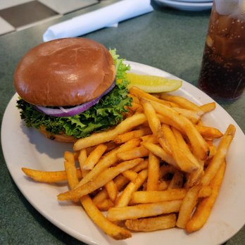 Metro Diner - Classic burger plate - American Near Me - Raleigh, North Carolina Metro Diner - Classic burger plate - American Near Me - Raleigh, North Carolina