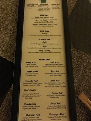 Menu photo 6 Sushi Sky Bar Cabo San Lucas, BCS