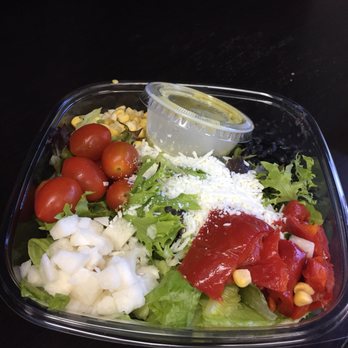 Salad and Go - Santa Fe Salad with cilantro lime vinaigrette dressing - Salad Near Me - Mesa, Arizona Salad and Go - Santa Fe Salad with cilantro lime vinaigrette dressing - Salad Near Me - Mesa, Arizona