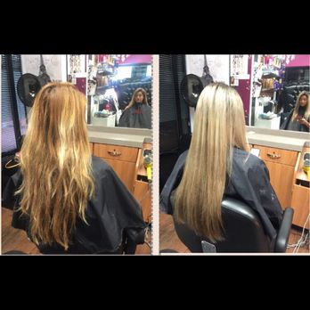 Sola Salon Studios - Better picture of the back before and after. Went with Aida, she's truly amazing. - Hair Stylists Near Me - Dallas, Texas Sola Salon Studios - Better picture of the back before and after. Went with Aida, she's truly amazing. - Hair Stylists Near Me - Dallas, Texas